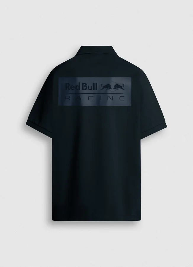Piqué-Polo mit Aufdruck auf der Rückseite Piqué-Polo mit Aufdruck auf der Rückseite
