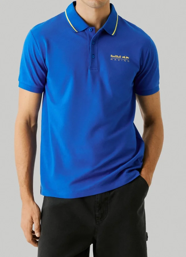 Piqué-Poloshirt mit aufgedrucktem Logo Piqué-Poloshirt mit aufgedrucktem Logo