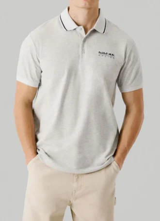 Piqué-Poloshirt mit aufgedrucktem Logo