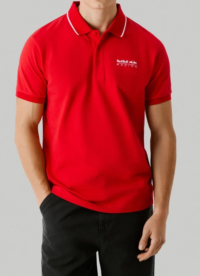 Piqué-Poloshirt mit aufgedrucktem Logo Piqué-Poloshirt mit aufgedrucktem Logo