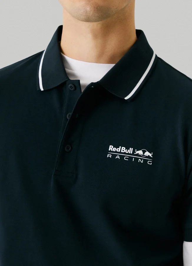 Piqué-Poloshirt mit aufgedrucktem Logo Piqué-Poloshirt mit aufgedrucktem Logo