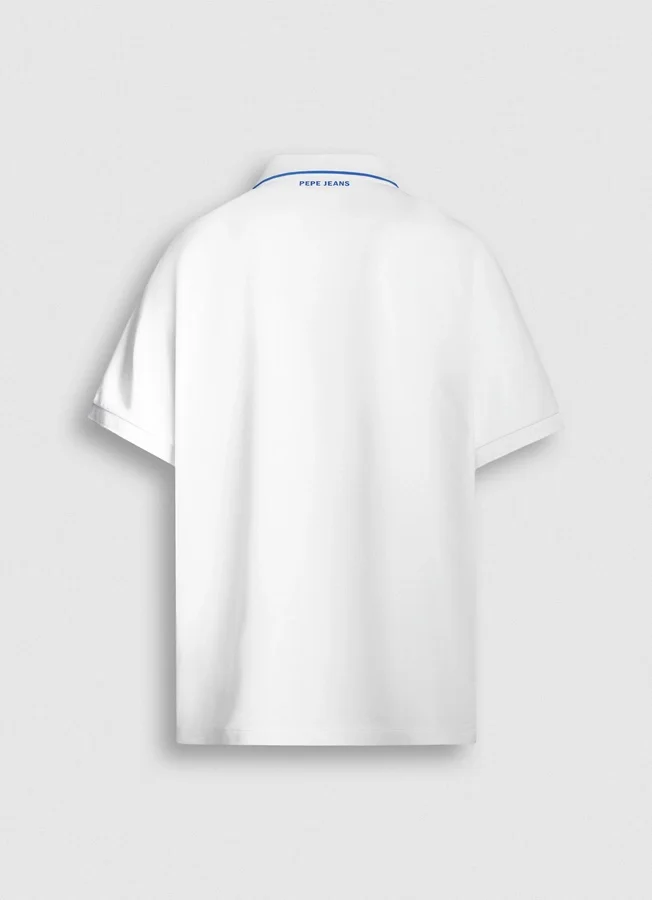 Piqué-Poloshirt mit aufgedrucktem Logo Piqué-Poloshirt mit aufgedrucktem Logo