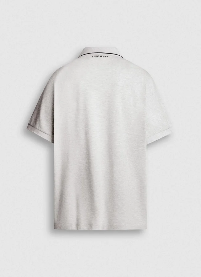 Piqué-Poloshirt mit aufgedrucktem Logo Piqué-Poloshirt mit aufgedrucktem Logo