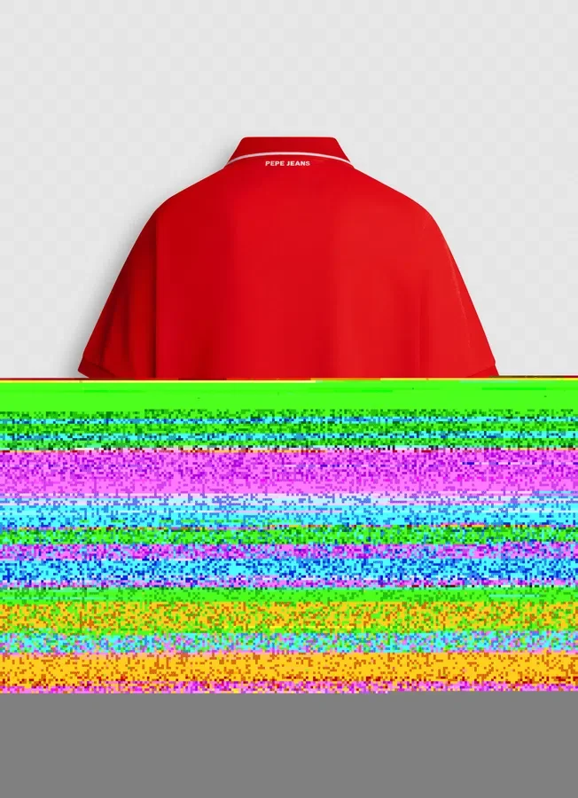 Piqué-Poloshirt mit aufgedrucktem Logo Piqué-Poloshirt mit aufgedrucktem Logo