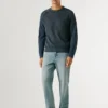 Piqué-Pullover mit Rundhalsausschnitt Piqué-Pullover mit Rundhalsausschnitt