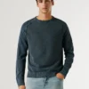 Piqué-Pullover mit Rundhalsausschnitt Piqué-Pullover mit Rundhalsausschnitt