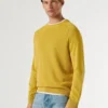 Piqué-Pullover mit Rundhalsausschnitt