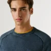 Piqué-Pullover mit Rundhalsausschnitt Piqué-Pullover mit Rundhalsausschnitt