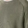 Piqué-Pullover mit Rundhalsausschnitt