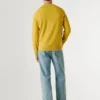 Piqué-Pullover mit Rundhalsausschnitt