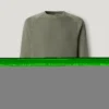 Piqué-Pullover mit Rundhalsausschnitt