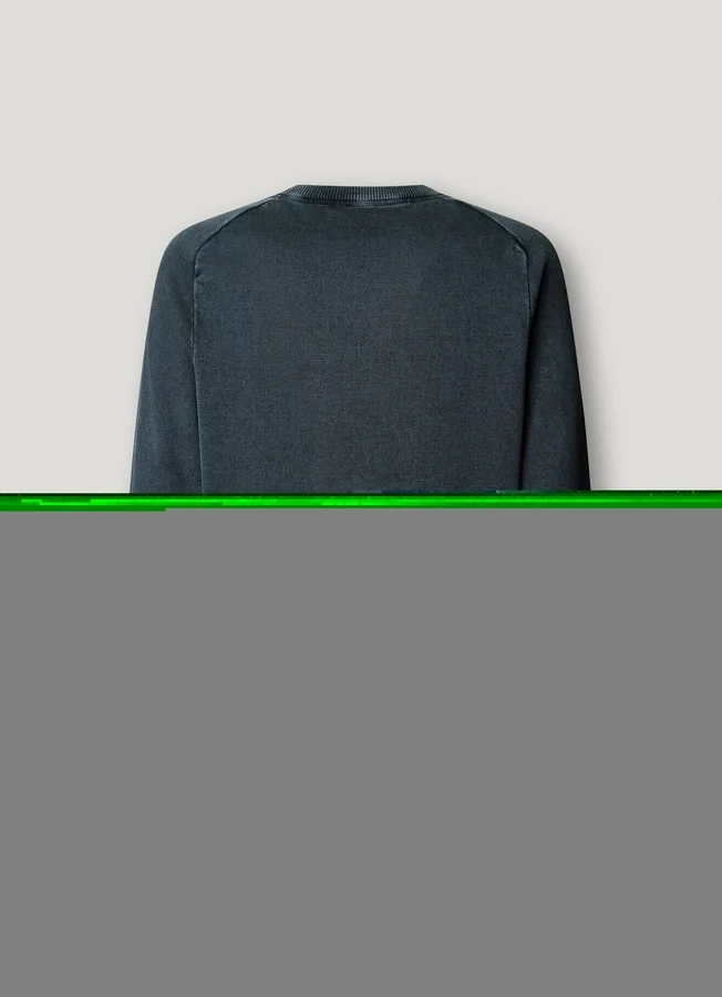 Piqué-Pullover mit Rundhalsausschnitt Piqué-Pullover mit Rundhalsausschnitt