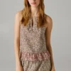 Popeline-Bluse mit Neckholder-Ausschnitt Popeline-Bluse mit Neckholder-Ausschnitt