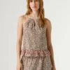 Popeline-Bluse mit Neckholder-Ausschnitt Popeline-Bluse mit Neckholder-Ausschnitt
