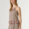Popeline-Bluse mit Neckholder-Ausschnitt Popeline-Bluse mit Neckholder-Ausschnitt