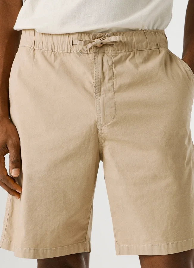 Popeline-Shorts in lockerer Passform Popeline-Shorts in lockerer Passform