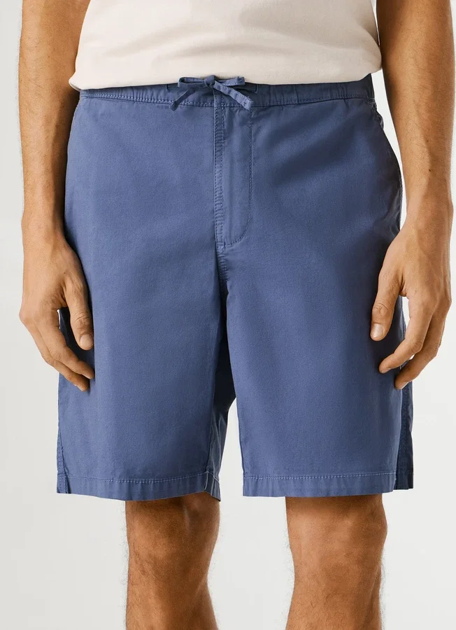 Popeline-Shorts in lockerer Passform Popeline-Shorts in lockerer Passform