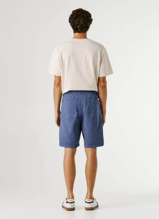 Popeline-Shorts in lockerer Passform Popeline-Shorts in lockerer Passform