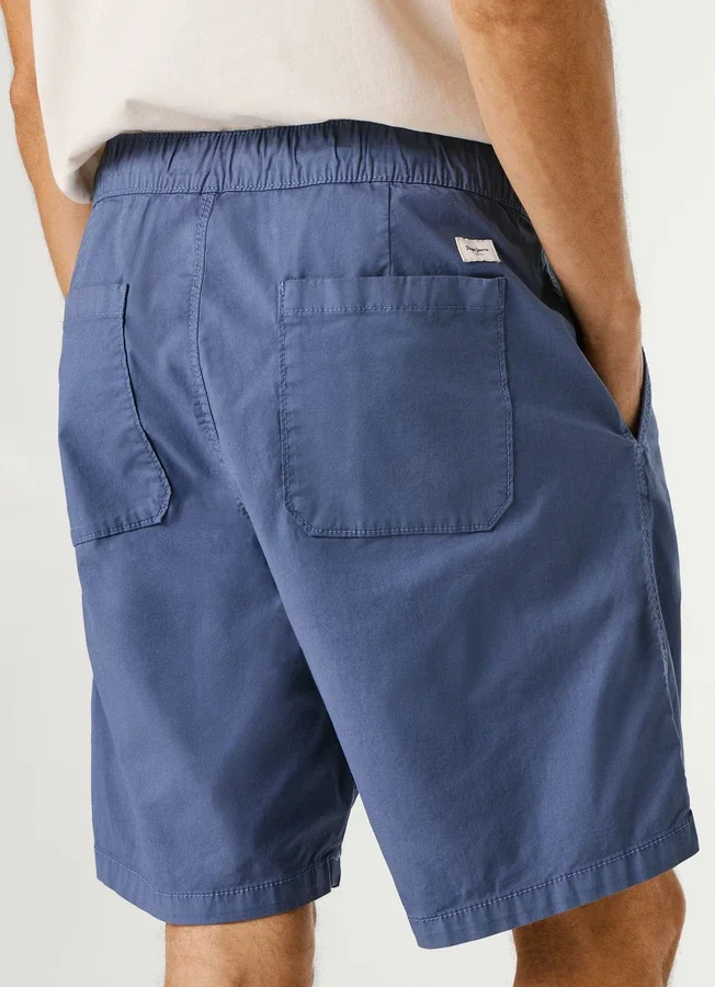 Popeline-Shorts in lockerer Passform Popeline-Shorts in lockerer Passform