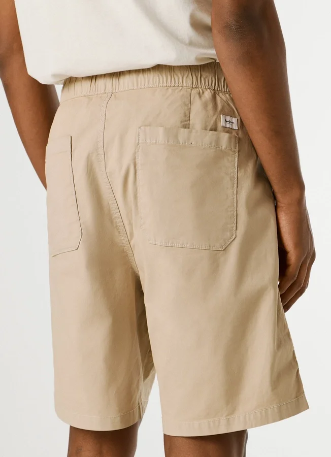 Popeline-Shorts in lockerer Passform Popeline-Shorts in lockerer Passform