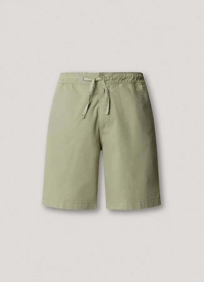 Popeline-Shorts in lockerer Passform Popeline-Shorts in lockerer Passform