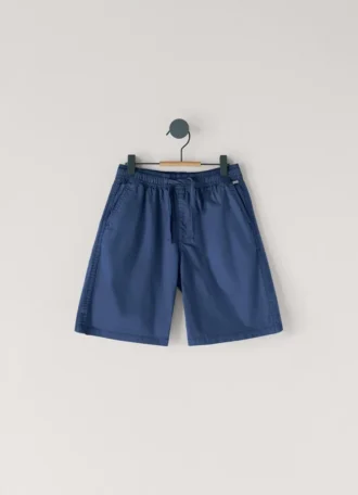 Popeline-Shorts mit verstellbarem Bund