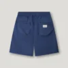 Popeline-Shorts mit verstellbarem Bund