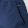 Popeline-Shorts mit verstellbarem Bund