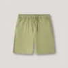 Popeline-Shorts mit verstellbarem Bund