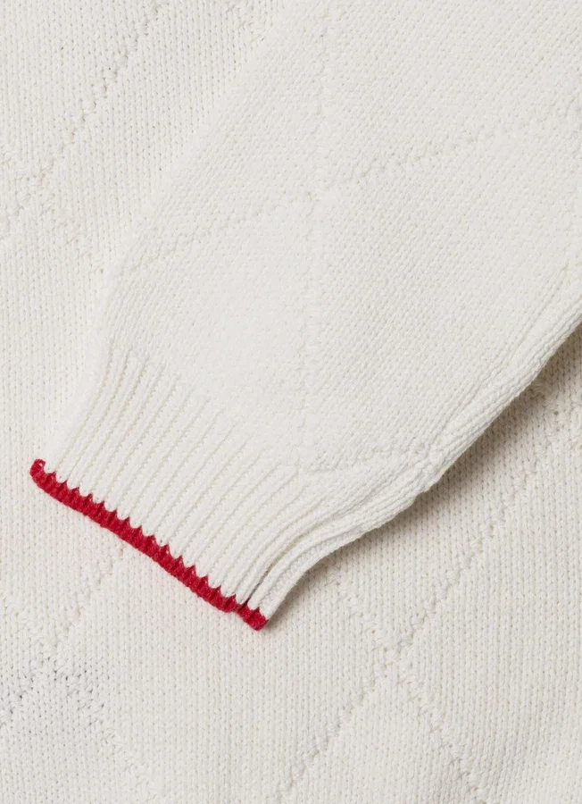 Pullover mit Rautenmuster Pullover mit Rautenmuster