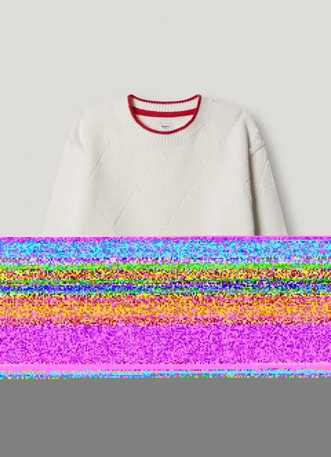 Pullover mit Rautenmuster Pullover mit Rautenmuster