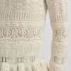 Pullover mit Rundhalsausschnitt aus Mouliné
