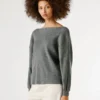 Pullover mit U-Ausschnitt und Rippmuster Pullover mit U-Ausschnitt und Rippmuster
