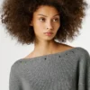 Pullover mit U-Ausschnitt und Rippmuster Pullover mit U-Ausschnitt und Rippmuster