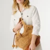 Raffia-Tragetasche