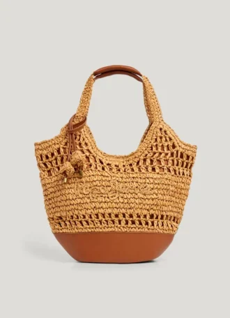 Raffia-Tragetasche