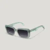 Rechteckige Sonnenbrille