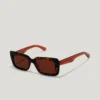 Rechteckige Sonnenbrille Rechteckige Sonnenbrille