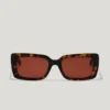 Rechteckige Sonnenbrille Rechteckige Sonnenbrille