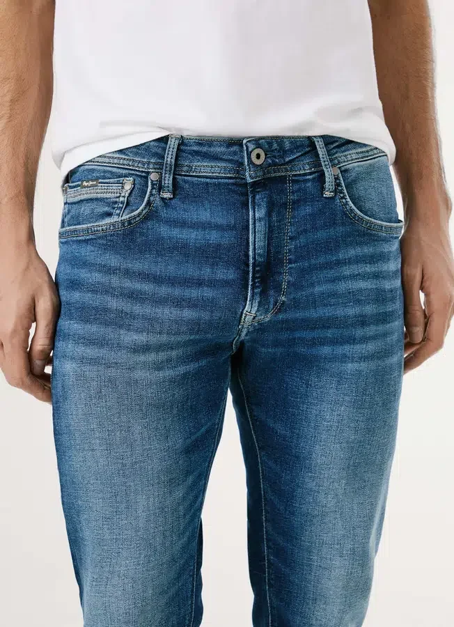 Regular-Fit-Jeans mit mittlerer Leibhöhe – Stanley Regular-Fit-Jeans mit mittlerer Leibhöhe – Stanley