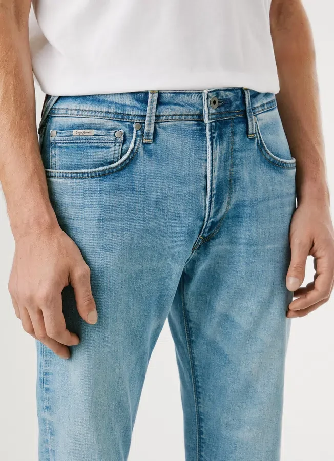 Regular-Fit-Jeans mit mittlerer Leibhöhe – Stanley Regular-Fit-Jeans mit mittlerer Leibhöhe – Stanley