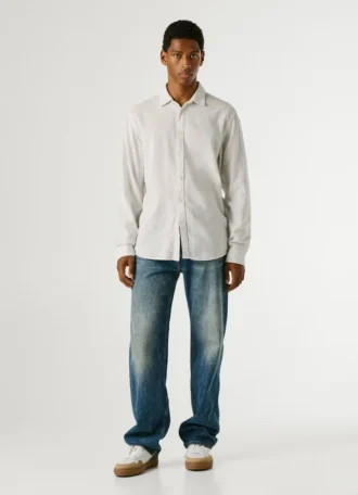 Regular Fit, stückgefärbtes Hemd