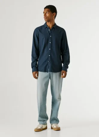 Regular Fit, stückgefärbtes Hemd