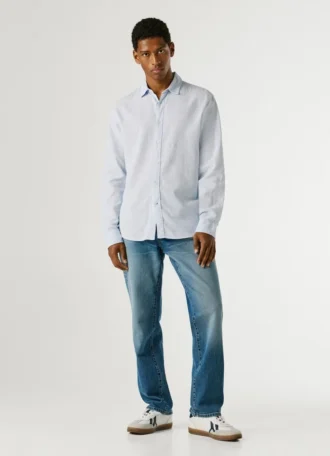 Regular Fit, stückgefärbtes Hemd