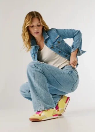 Retro-Sneaker mit Wildlederdetails – Marvin