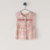 Ärmellose Bluse mit Blumenprint