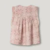 Ärmellose Bluse mit Blumenprint