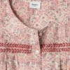 Ärmellose Bluse mit Blumenprint