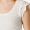 Ärmellose gerippte Bluse