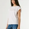 Ärmelloses Shirt mit durchbrochenem Logo